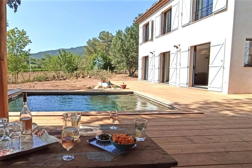 Superbe Villa Cadre Campagne Roquebrune-sur Argens Exteriör bild