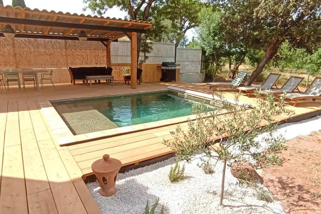 Superbe Villa Cadre Campagne Roquebrune-sur Argens Exteriör bild