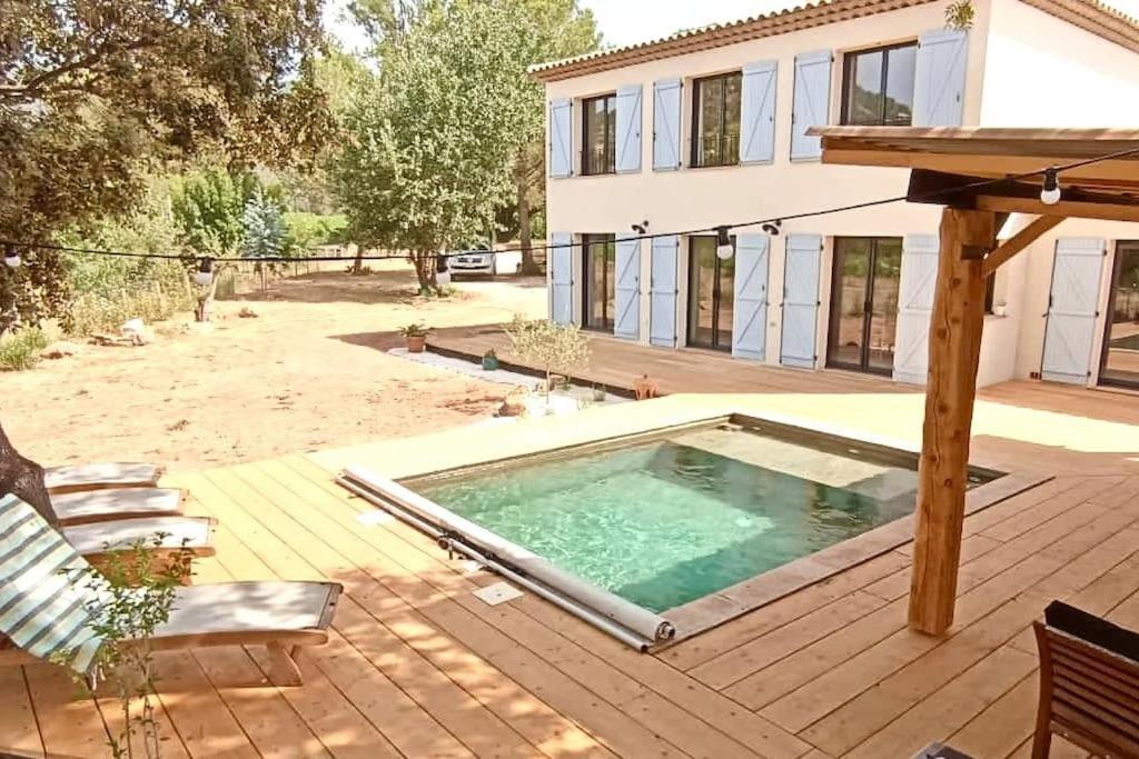 Superbe Villa Cadre Campagne Roquebrune-sur Argens Exteriör bild